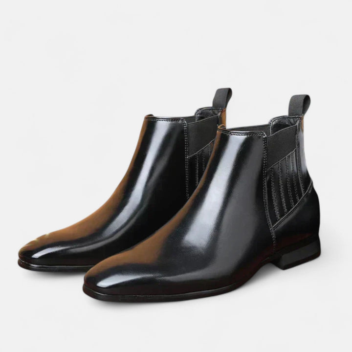 Waltherhaus | Stilvolle Herren-Stiefeletten aus hochwertigem Kunstleder – Leon's Favorit!