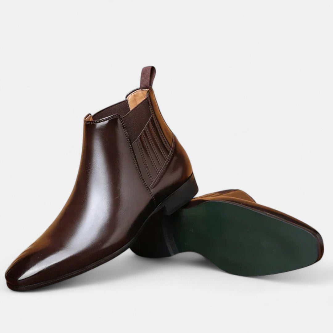 Waltherhaus | Stilvolle Herren-Stiefeletten aus hochwertigem Kunstleder – Leon's Favorit!