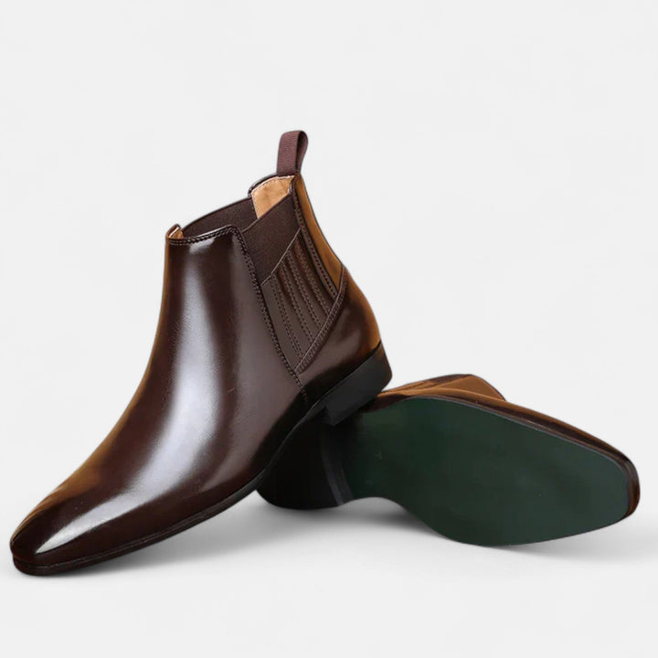 Waltherhaus | Stilvolle Herren-Stiefeletten aus hochwertigem Kunstleder – Leon's Favorit!
