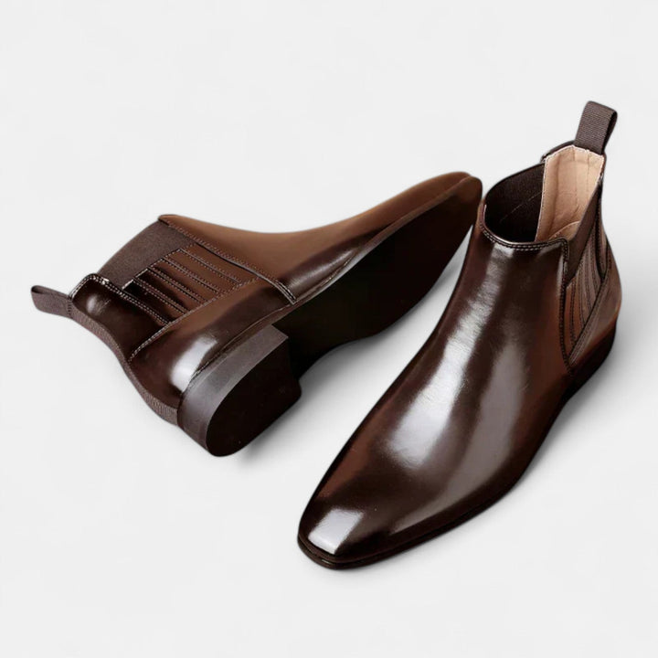 Waltherhaus | Stilvolle Herren-Stiefeletten aus hochwertigem Kunstleder – Leon's Favorit!