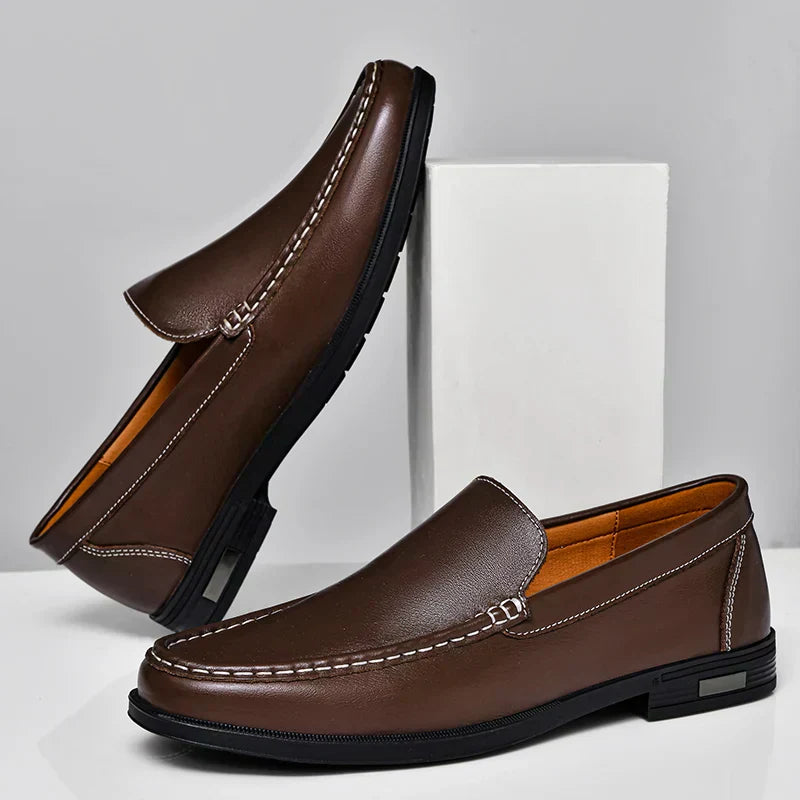 Leon | Exklusive Premium Lederhalbschuhe für Herren von Waltherhaus