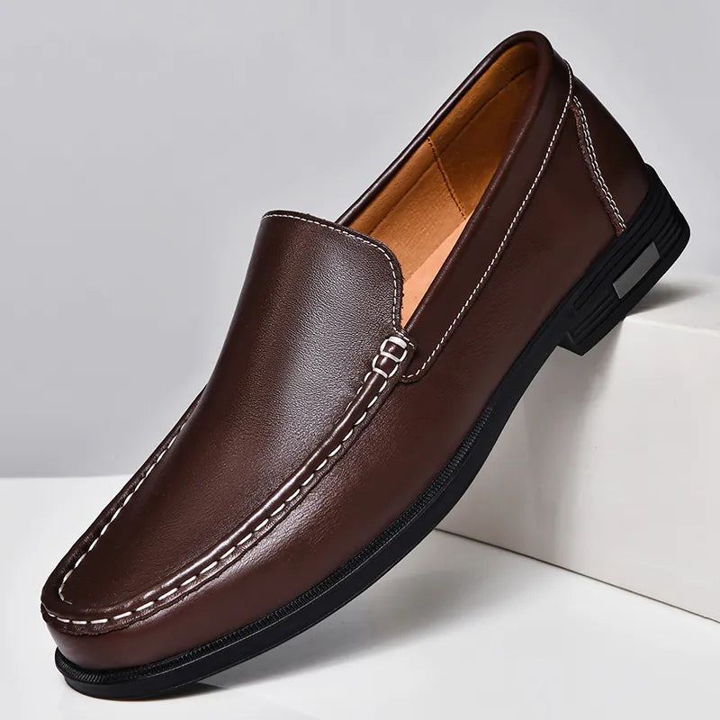 Leon | Exklusive Premium Lederhalbschuhe für Herren von Waltherhaus