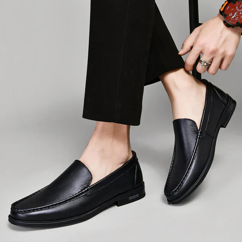 Leon | Exklusive Premium Lederhalbschuhe für Herren von Waltherhaus