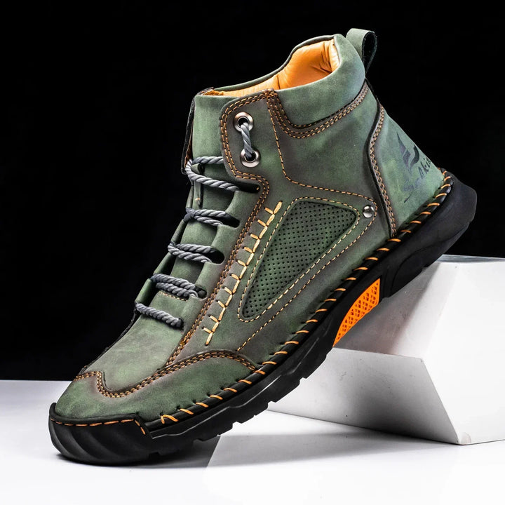 Leon | St. Moritz Leder High Top Schuhe von Waltherhaus – Stil trifft Komfort!
