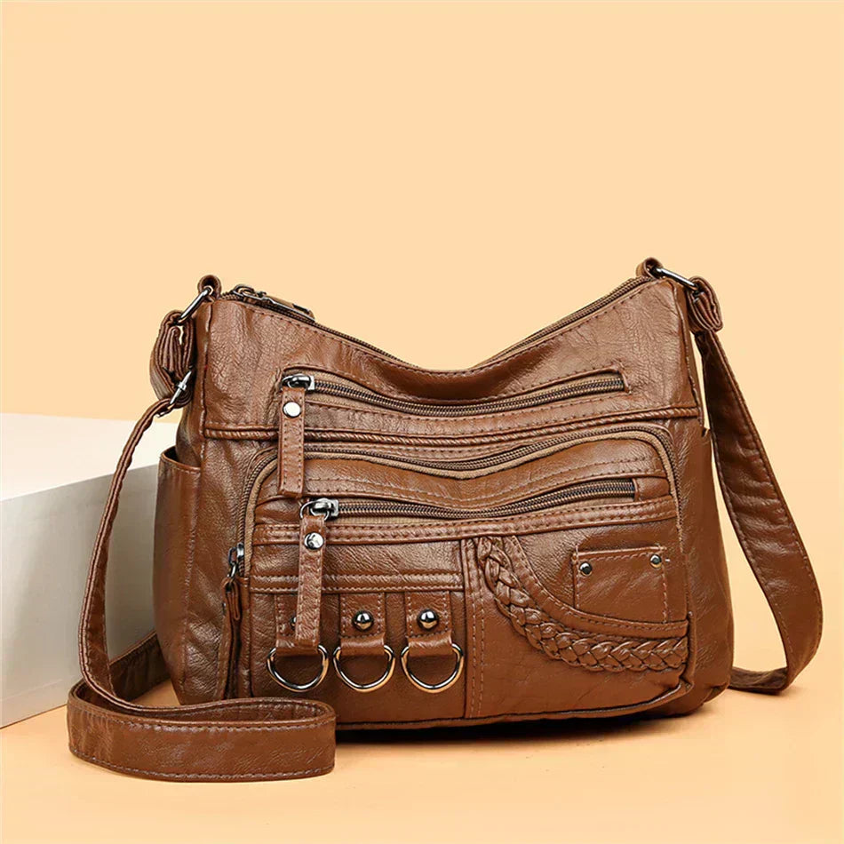 Olivia - Vintage Charme Elegante Schultertasche
