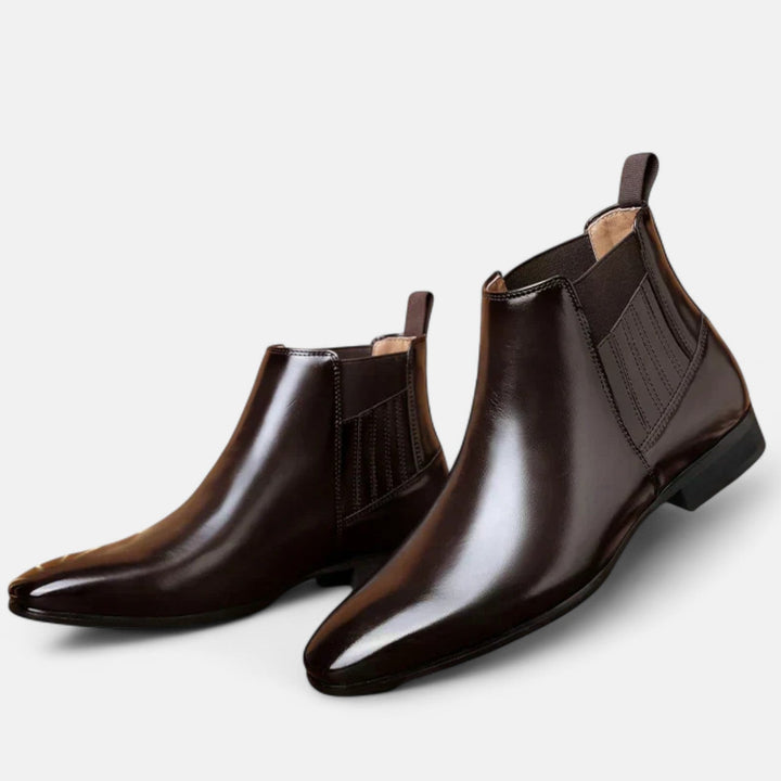 Waltherhaus | Stilvolle Herren-Stiefeletten aus hochwertigem Kunstleder – Leon's Favorit!