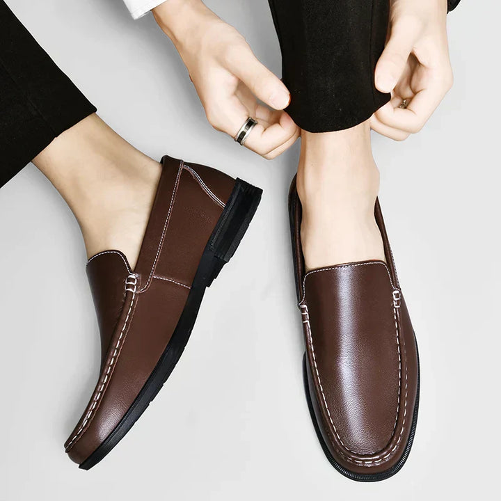 Leon | Exklusive Premium Lederhalbschuhe für Herren von Waltherhaus