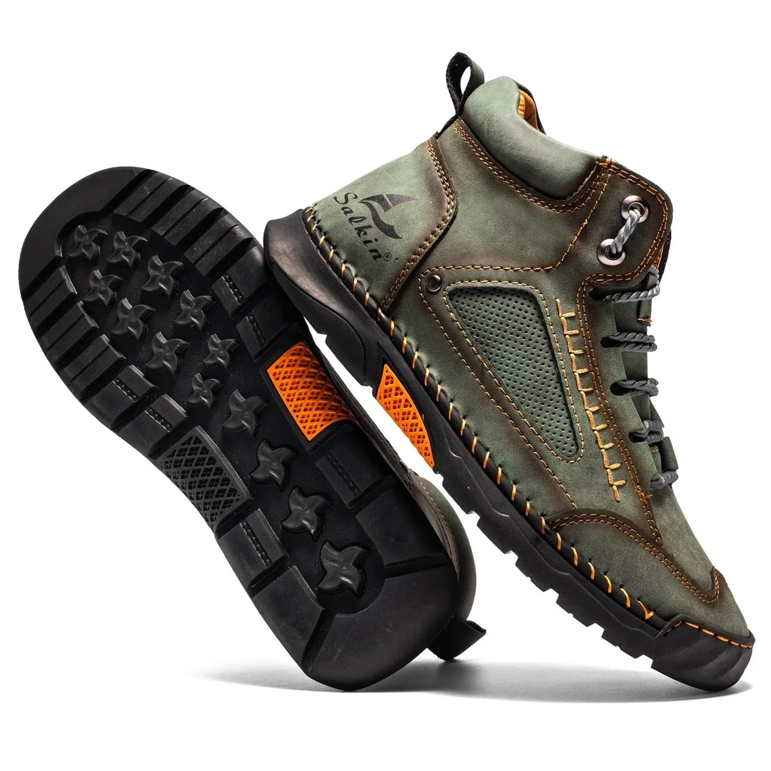 Leon | St. Moritz Leder High Top Schuhe von Waltherhaus – Stil trifft Komfort!