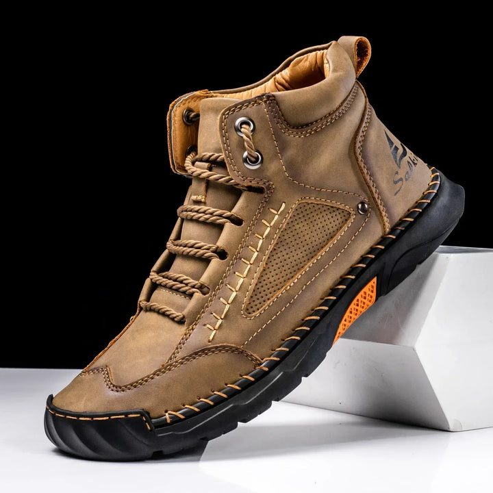 Leon | St. Moritz Leder High Top Schuhe von Waltherhaus – Stil trifft Komfort!