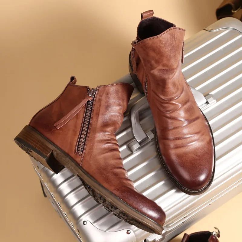 Leon | Elegante Chelsea-Stiefel aus hochwertigem Leder bei Waltherhaus