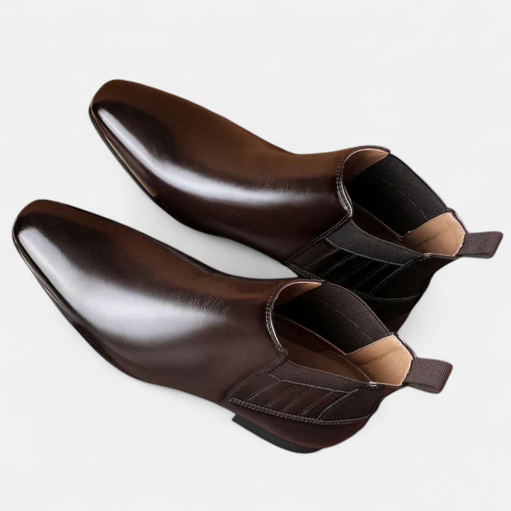 Waltherhaus | Stilvolle Herren-Stiefeletten aus hochwertigem Kunstleder – Leon's Favorit!