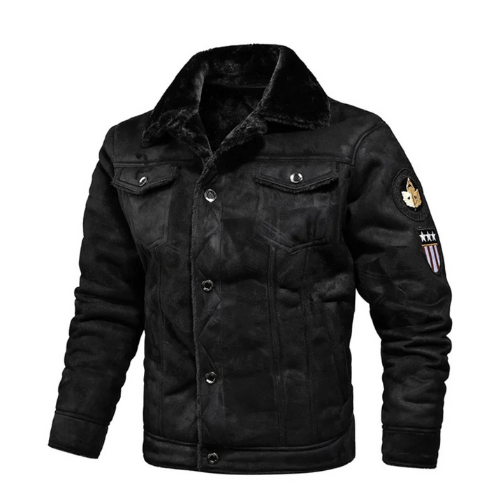Edo | Elegante Warme Jacke Mit Knopfleiste