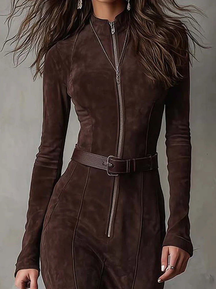 Margit | Maxikleid mit Gürtel
