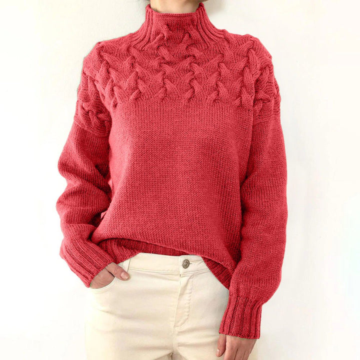 Elva | Gemütlicher Damen-Rollkragenpullover