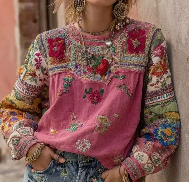 Sylvana | Boho Strickpullover