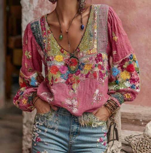 Susie | Damen Boho-Shirt
