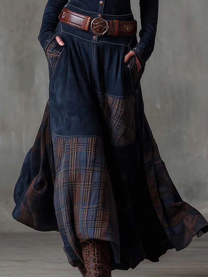 Gesine | Patchwork-Maxikleid
