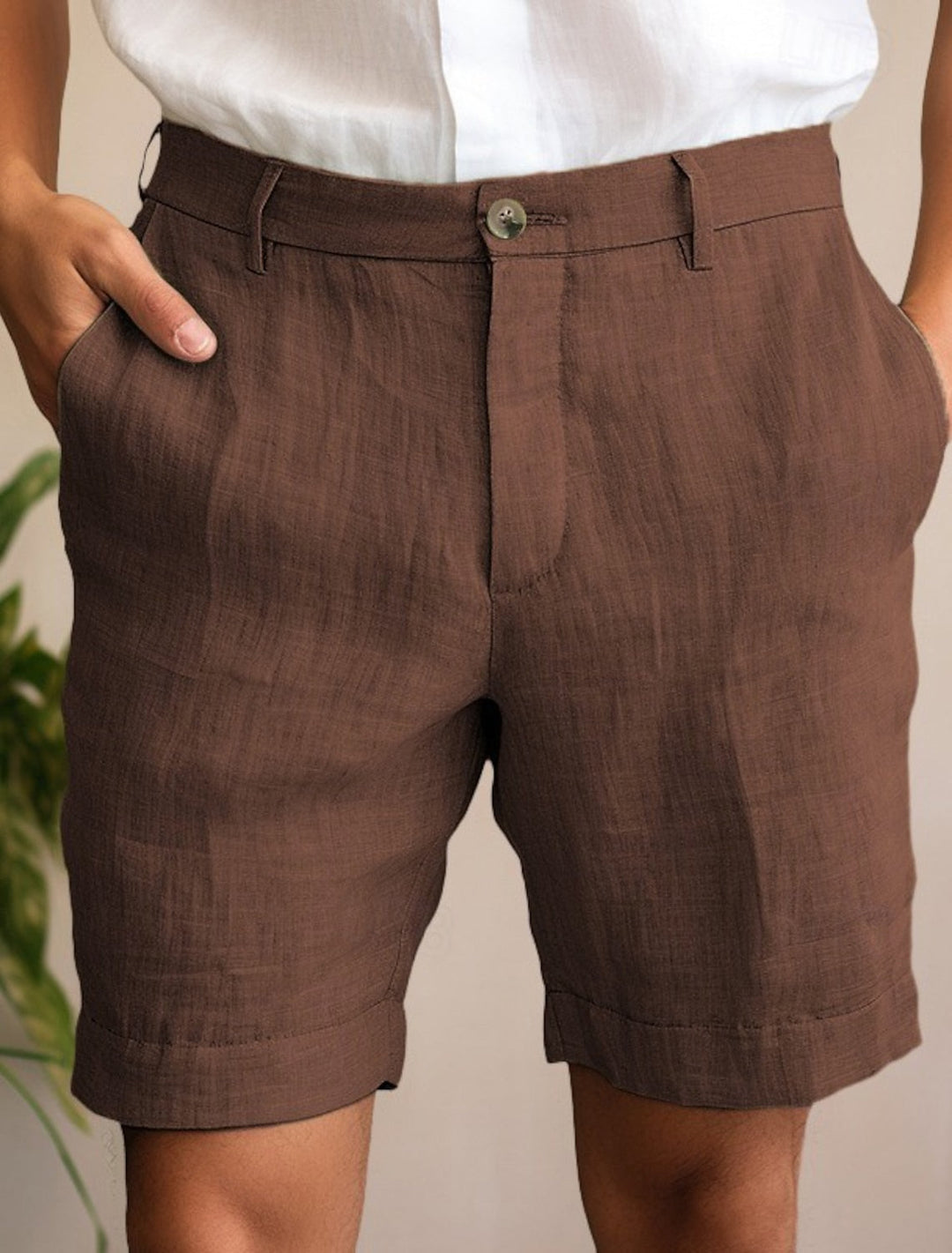 Rense | Atmungsaktive Leinen Shorts