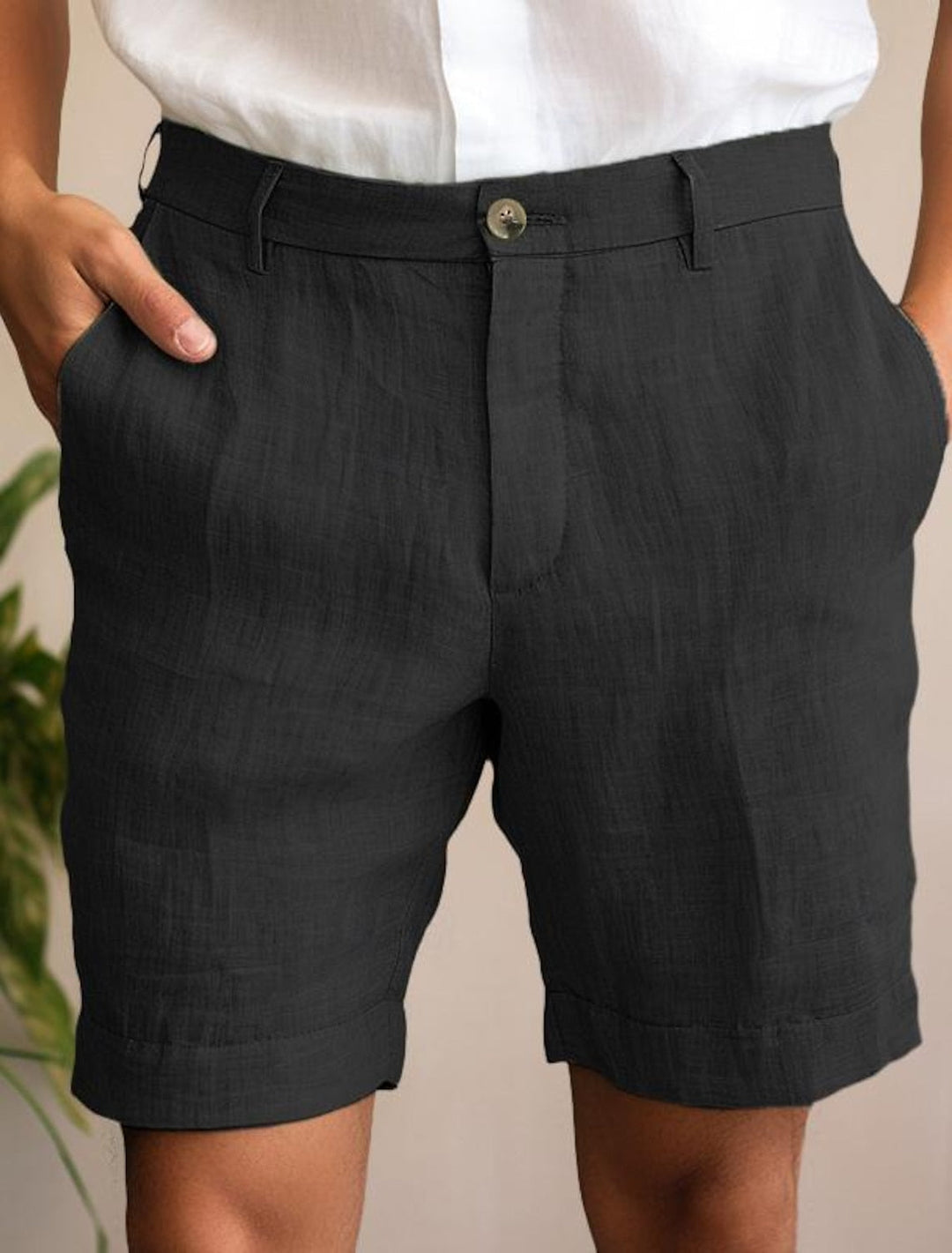 Rense | Atmungsaktive Leinen Shorts