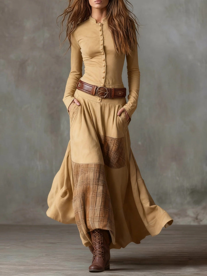 Gesine | Patchwork-Maxikleid