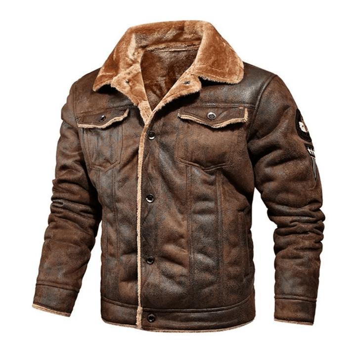 Edo | Elegante Warme Jacke Mit Knopfleiste