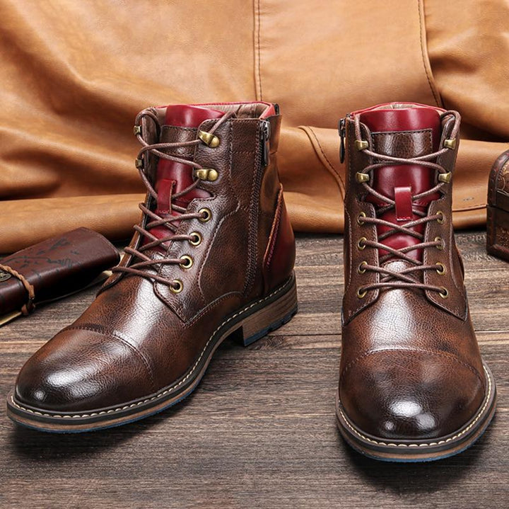 Waltherhaus | Elegante Oxford-Stiefel aus Leder von Elias