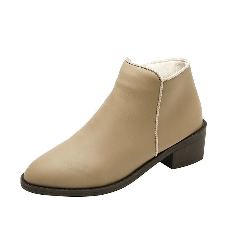 Gerda | Klassische Stiefeletten mit Blockabsatz