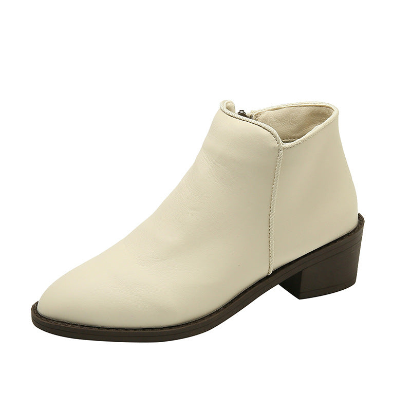 Gerda | Klassische Stiefeletten mit Blockabsatz