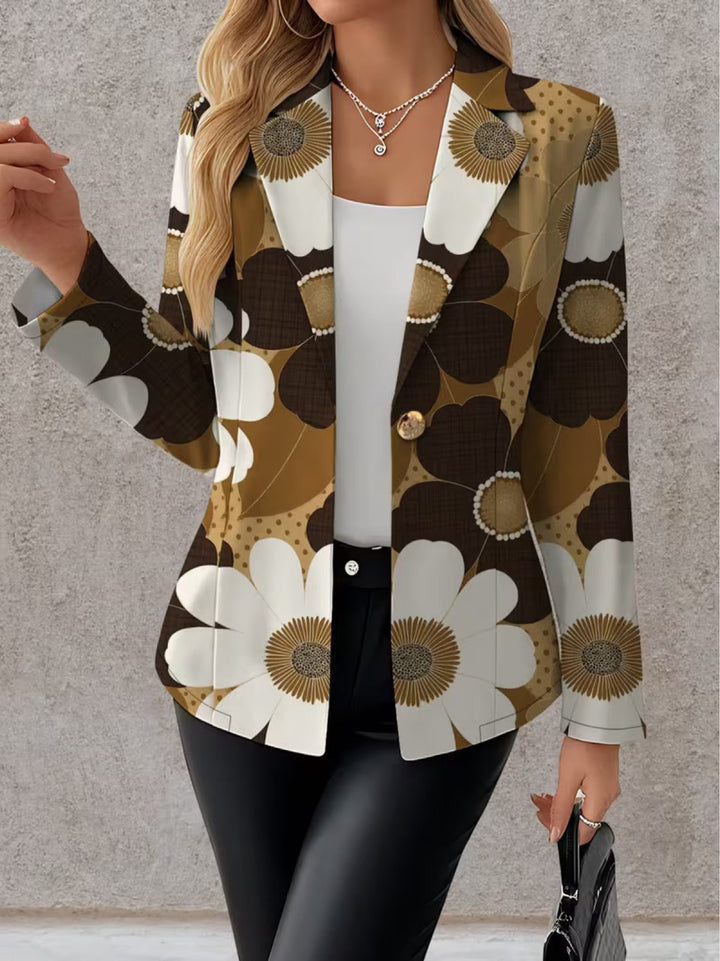 Clothilde | Blazer mit Gänseblümchen-Muster
