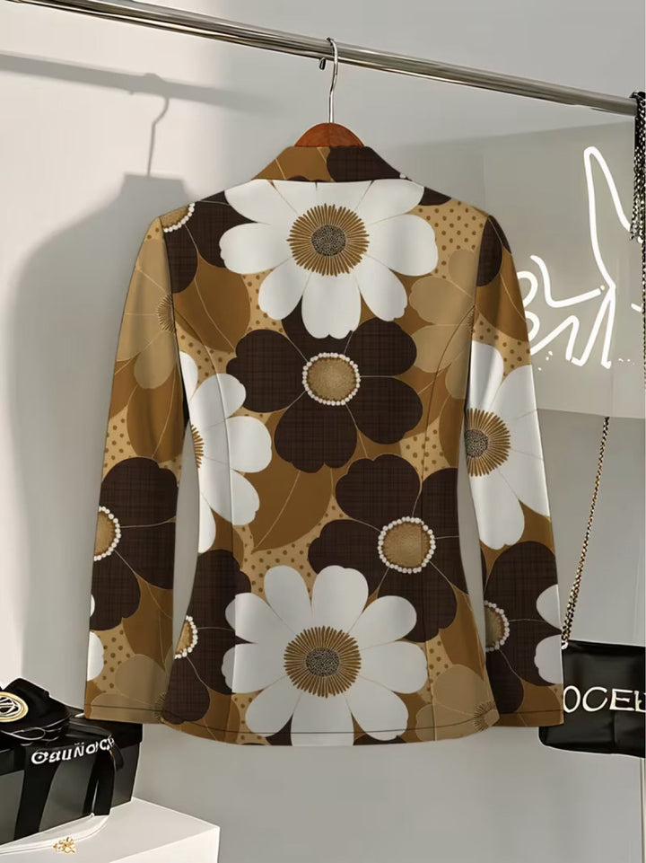 Clothilde | Blazer mit Gänseblümchen-Muster