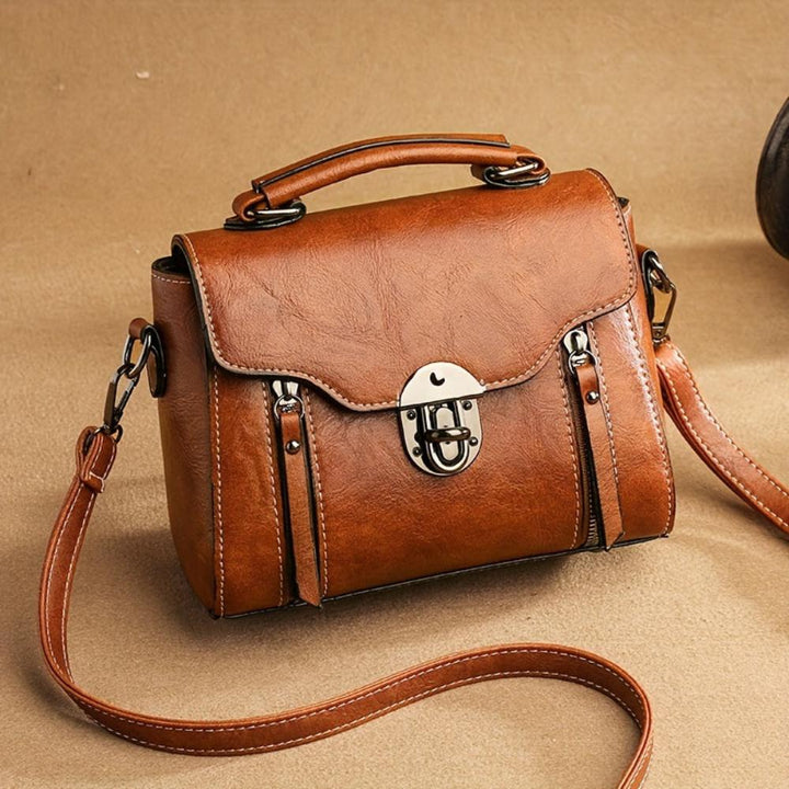 Zoe - Zeitlose Eleganz Leder Schultertasche