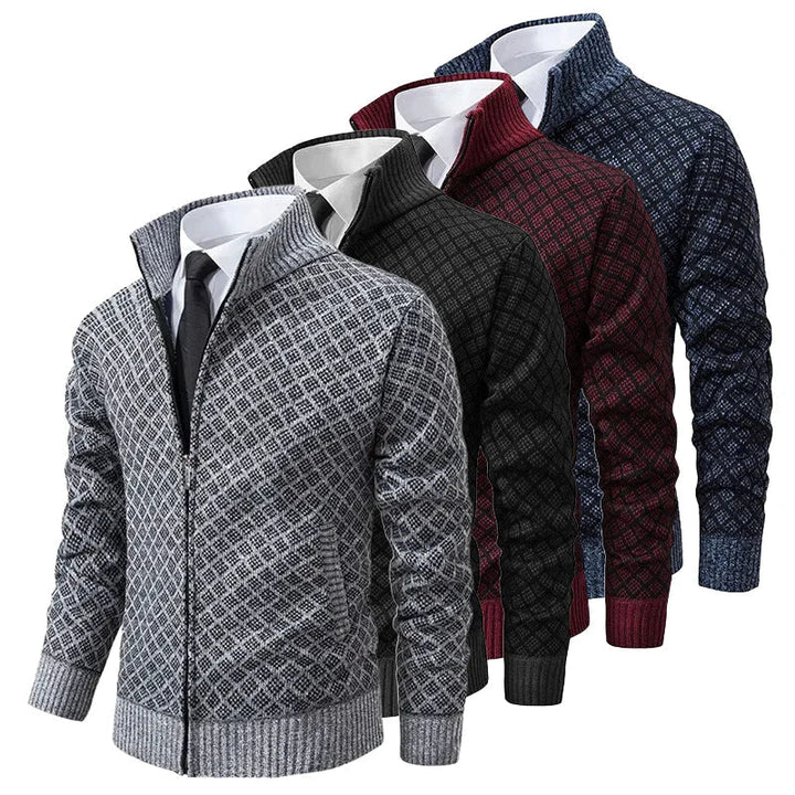 Maximilian | Premium-Strickjacke mit Reißverschluss