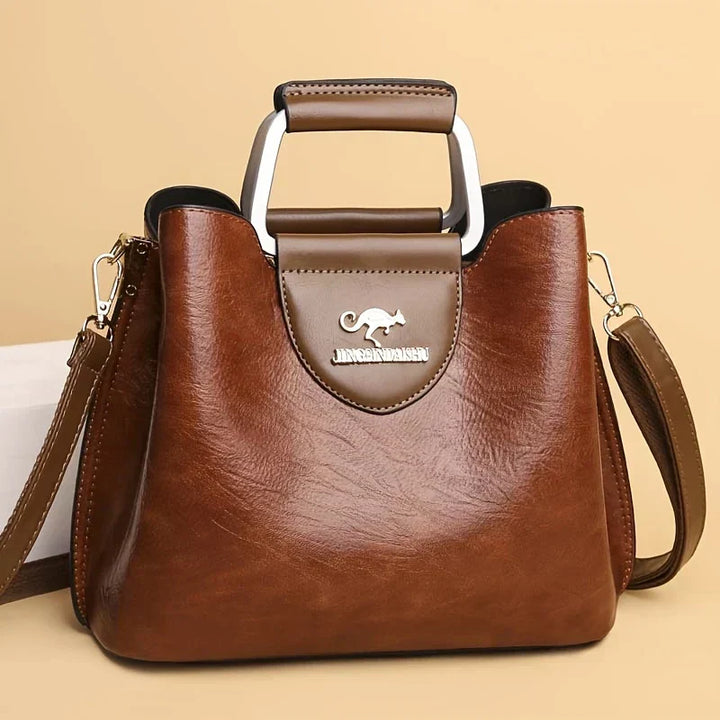 Isabella - Schicke Leder-Eimer-Tasche