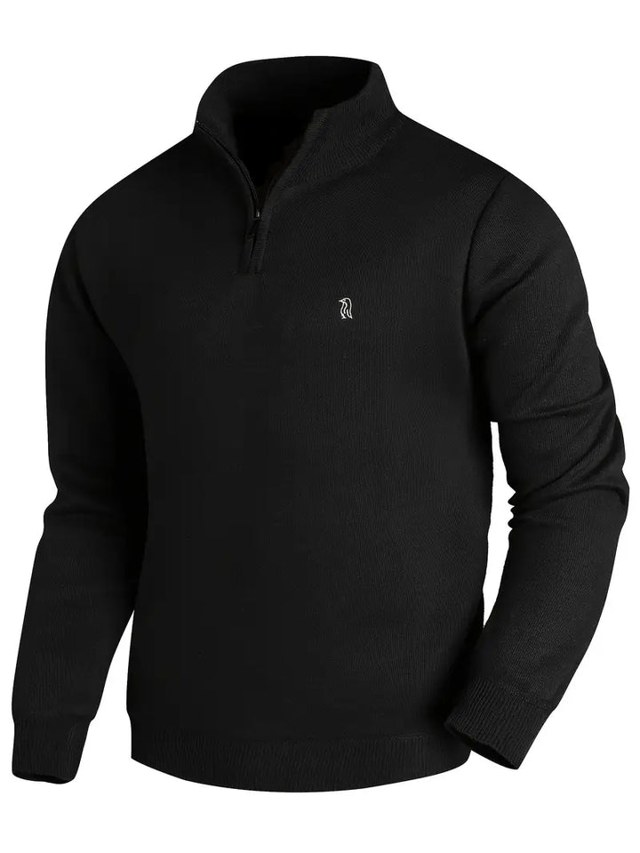 Noel | Lässiger Strickpullover Mit Reißverschluss
