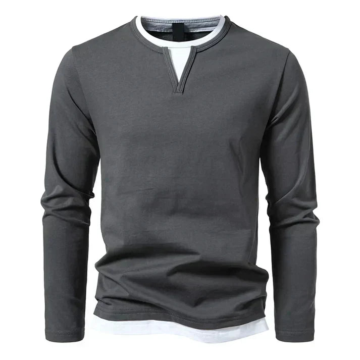 Alwin 1 Premium Longsleeve | Gekämmte Baumwolle