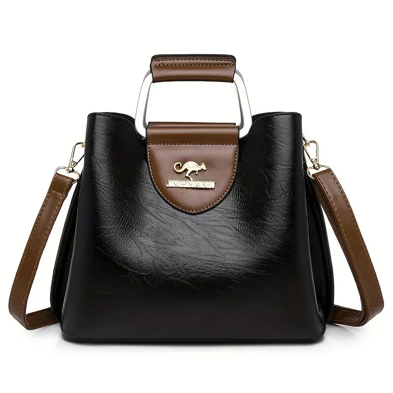 Isabella - Schicke Leder-Eimer-Tasche
