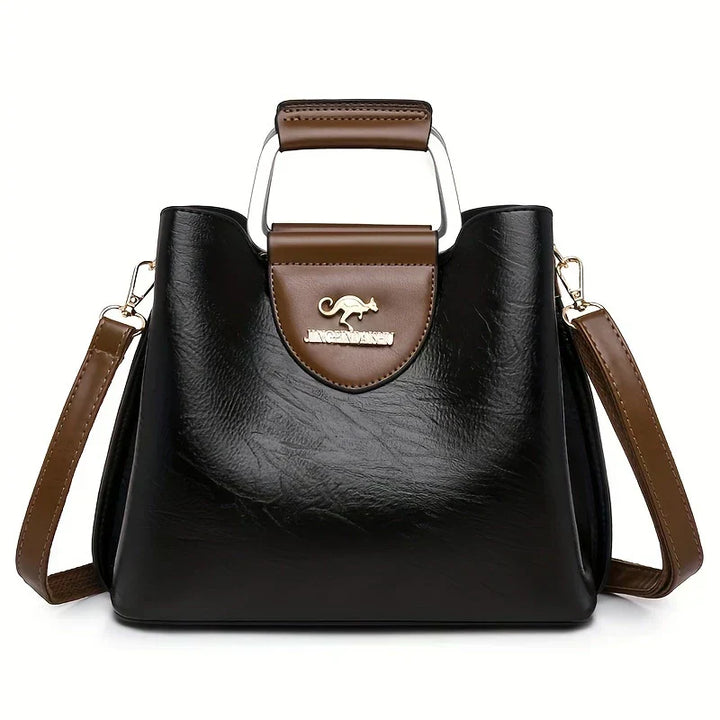 Isabella - Schicke Leder-Eimer-Tasche