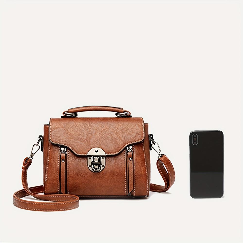 Zoe - Zeitlose Eleganz Leder Schultertasche