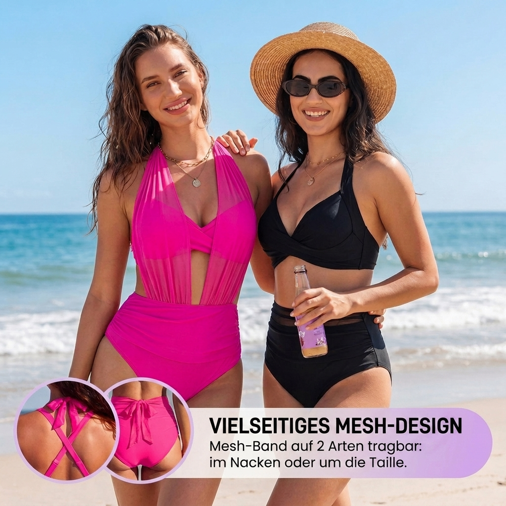 Sabine | 2-in-1 Hochtaillierter Tummy Control Bikini