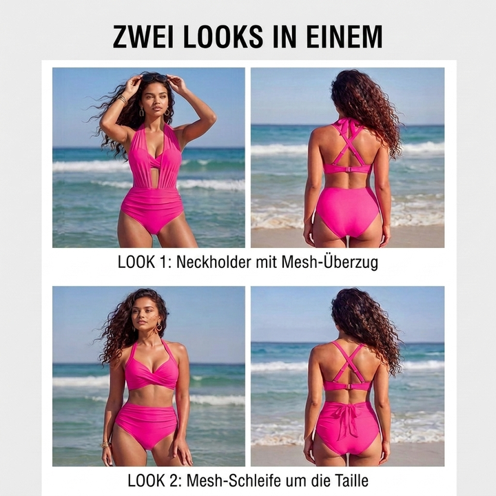 Sabine | 2-in-1 Hochtaillierter Tummy Control Bikini