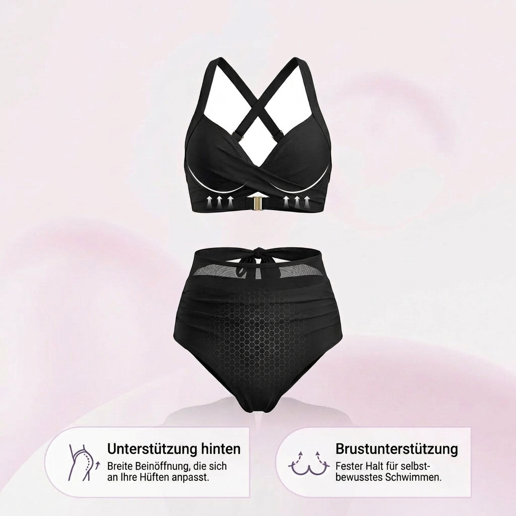 Sabine | 2-in-1 Hochtaillierter Tummy Control Bikini