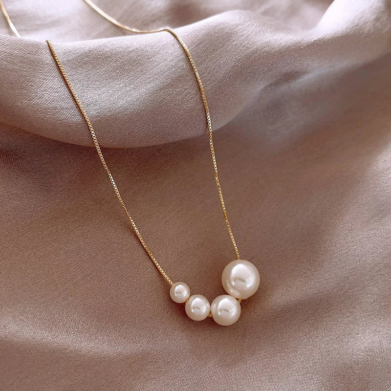 Exquisite Perlenkette | Gold