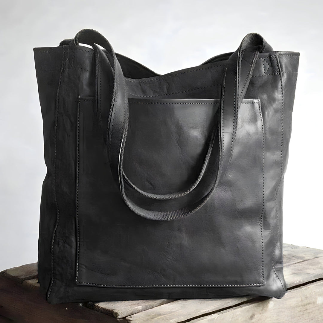 Carol - Moderne Chic Leder Tote Bag