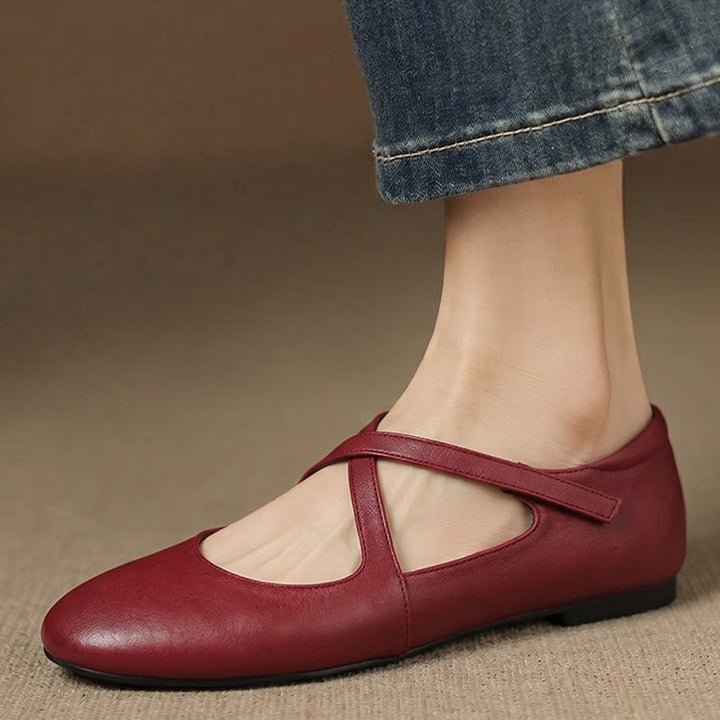 Antje | Kreuzriemen-Ballerinas
