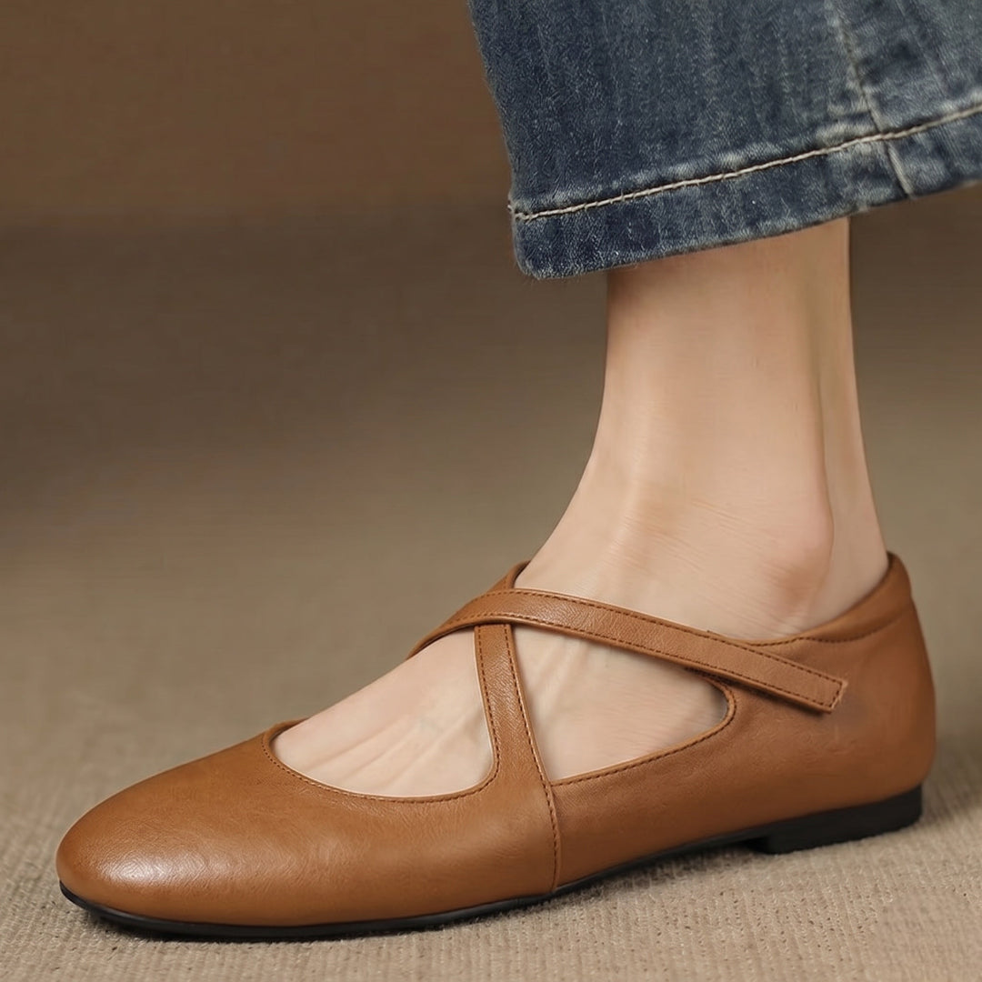 Antje | Kreuzriemen-Ballerinas