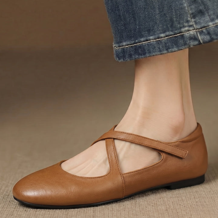 Antje | Kreuzriemen-Ballerinas