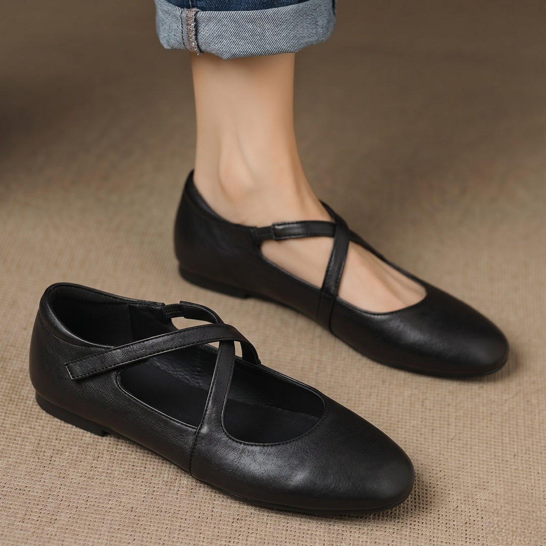 Antje | Kreuzriemen-Ballerinas