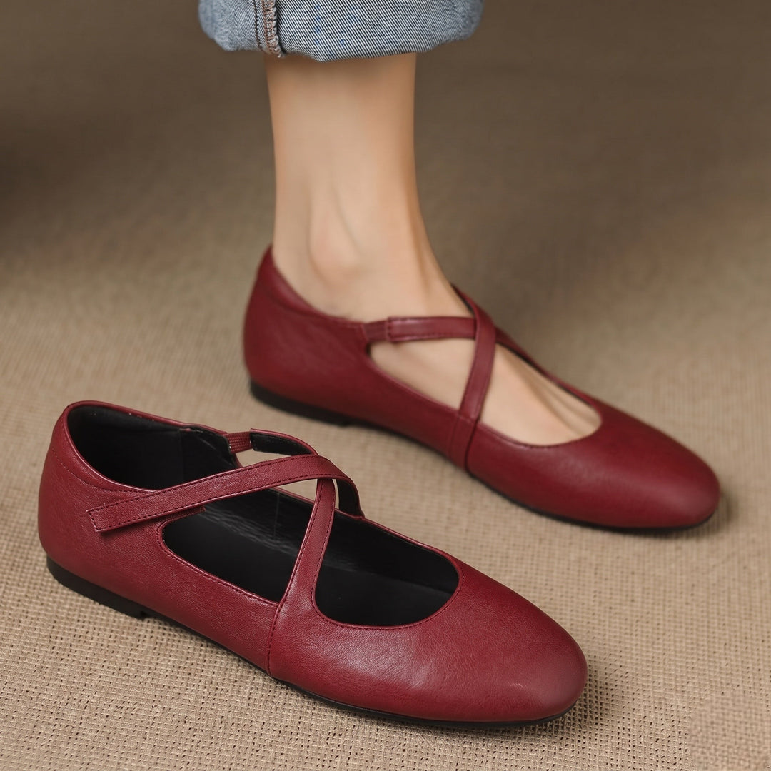 Antje | Kreuzriemen-Ballerinas
