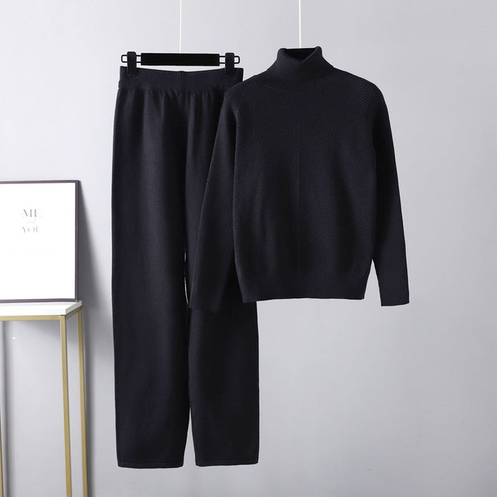Leah | Zwei-Teile Lounge-Set aus Kabelstrick