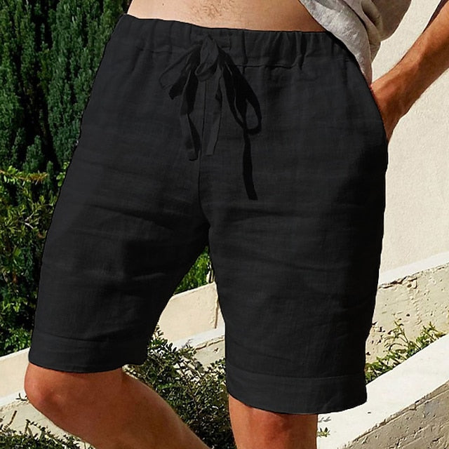 Myron | Lässige Leinen Shorts